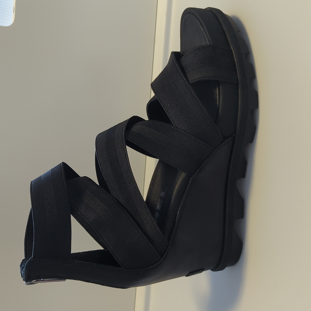 Sorel Sandals, size 10, black